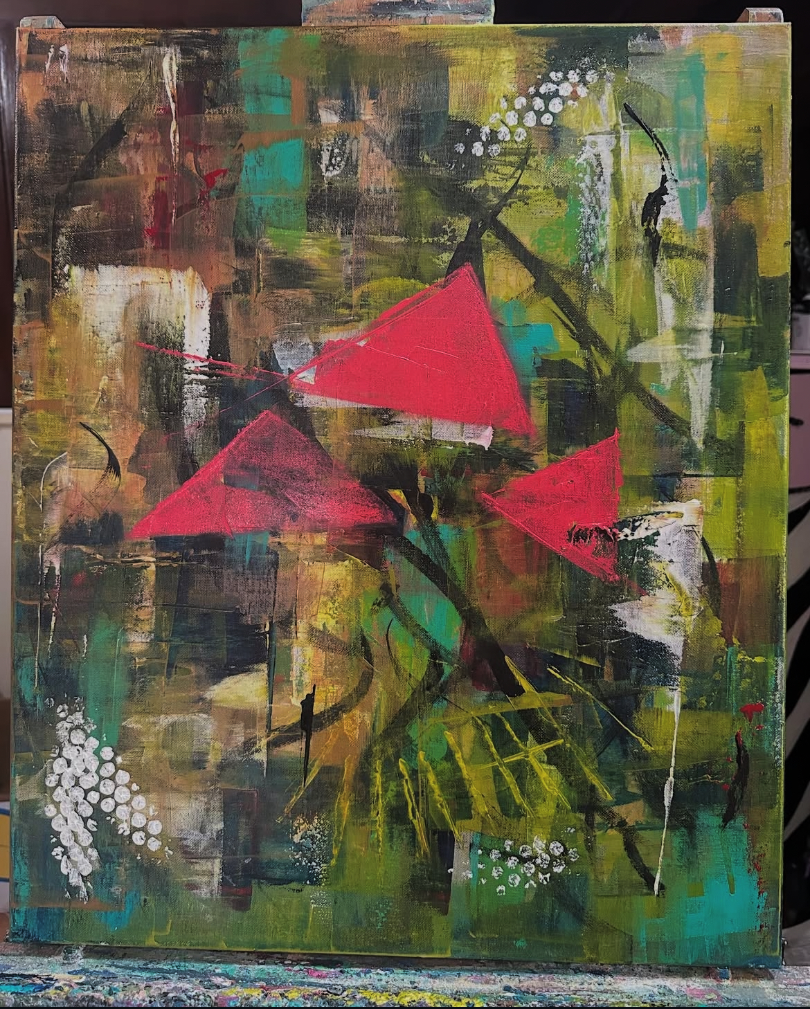 A Story To Tell, 20 x 24 acrylic on canvas